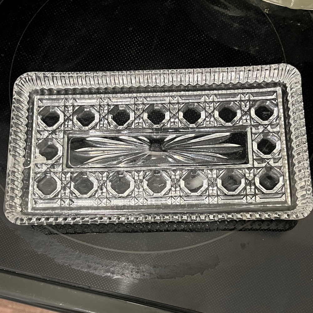 Elegant Rectangular Glass Tray